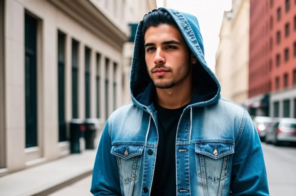 Denim Hoodie Jacket is a Classic Style for Mens